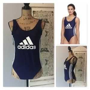 adidas Core Solid Logo One-Piece Swimsuit Sz XL NWT